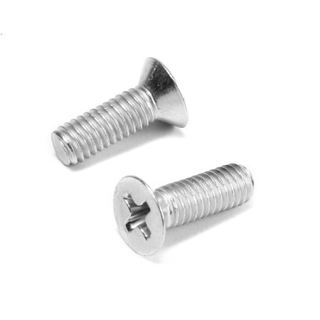 Screw, secret, galvanized, din965, m4x12 mm, 2000