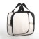 Cosmetic bag with lightning, with handles, black color