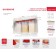 Set of 2l Oursson suspension capacities, red