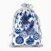 Boach Gift brocade "New Year's toys", silver, 16 x 24 cm, new year