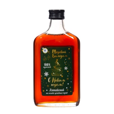 New Year's honey balm Altai "Male", 250 ml-2