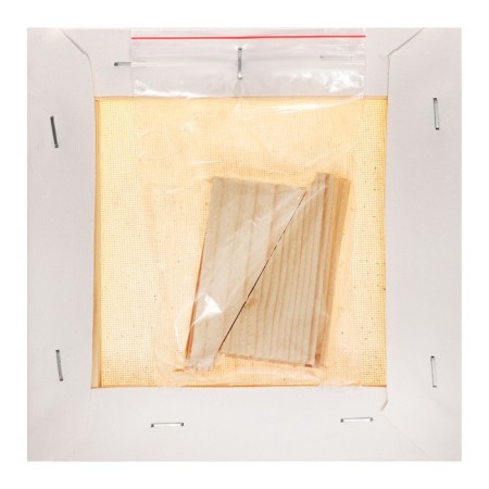 Canvas on the subframe, cotton 100%, 15 x 15 cm, acrylic soil, set 5 pieces, gamma "Studio", fine -grained, 280 g/m2-3