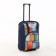 Small Small 20 "with a bag, a lightning department, an external pocket, with an extension, the color is blue