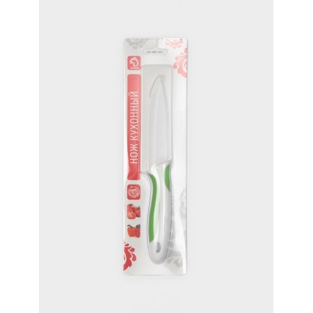 Knife ceramic shares "Smart", blade 10 cm, green color-3