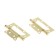 The overhead loop "Standard" 2BB BP, without insertion, 100x63x2 mm, color brass, 2 pcs.