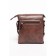 Bag Cross-Body Men, genuine leather de-gosa brown, 16x5x19 cm