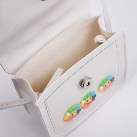 Baby bag on magnet, white color-2