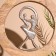 Interior souvenir in the wooden ring "Dance" 30x8x33 cm