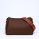 Bag Cross-Bodi Medvedkovo with a zipper, external pocket, brown color
