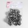 A ring for a cornice, with a clamp, d = 32/36 mm, 20 pcs, silver color