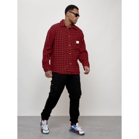 Male windbreaker, size 56, red color-13