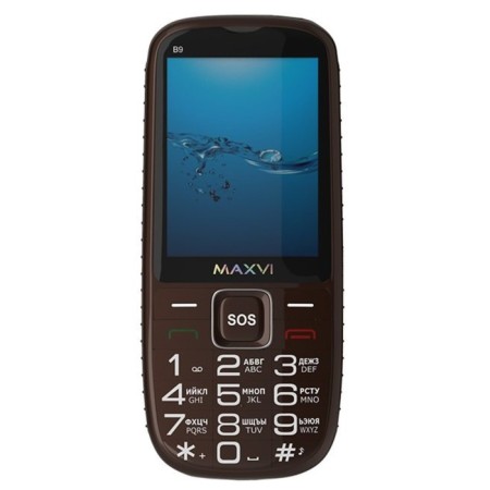 Cell phone Maxvi B9 Brown