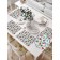 A set of napkins for setting the New Year Bird table, rectangular, size 32x46 cm, 4 pcs