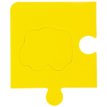 Soft puzzle for kids "Funny transport", 16 parts, crumb I-10