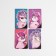 Unicorn Time magnetic bookmarks on a postcard, 4 pcs