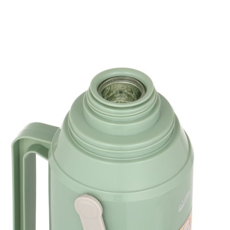Thermos 2 l, with a glass flask, retains heat 12 hours, green-2