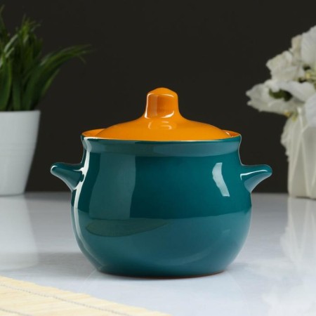 Ceramic Pikanto baking pot 0.65l / 12.5x11.5cm, rainbow mix-4