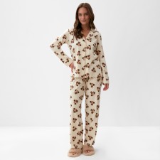 Pajamas female (shirt and trousers) Kaftan Cheburashka r. 52-54