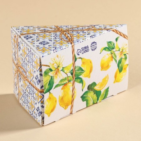 Black tea in the box “Cozy and warmth in the house”, taste: Lemon, 50 g.-3