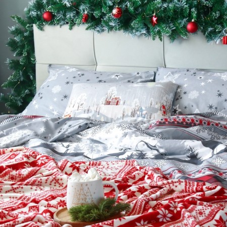Bed linen Ethel Duet Snow Time 143x215CM-2ST, 220x240cm, 50x70cm-2pcs-1
