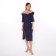 Women's dress, dark blue color, size 44