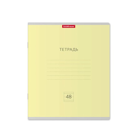 Notebook of 48 sheets in the Erichkrause "Classic", cover coated cardboard, OFSET block 100% whiteness, mix-4