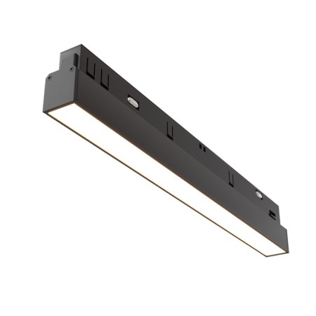 Technical TR030-2-12W3K-B BASIS, 304x22x44 mm track lamp, LED, 12W, 720LM, 3000K, black color black