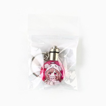Keychain for keys with an Ainime flashlight, 4 x 2 cm-5