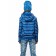Windbreaker for girls, height 122 cm, blue color