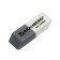 Eraser Brauberg Partner, gray-white, in a cardboard display, 41x14x8 mm