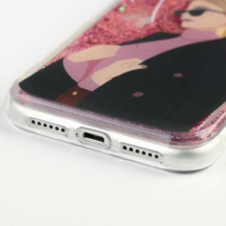 IPhone XR phone case with sparkles inside Ambition, 7.6 × 15.1 cm-2