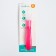 A spoon for nursery for feeding silicone, from 5 months, pink color