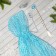 Elsa carnival set, organza raincoat, braid, rod, crown, length 100 cm