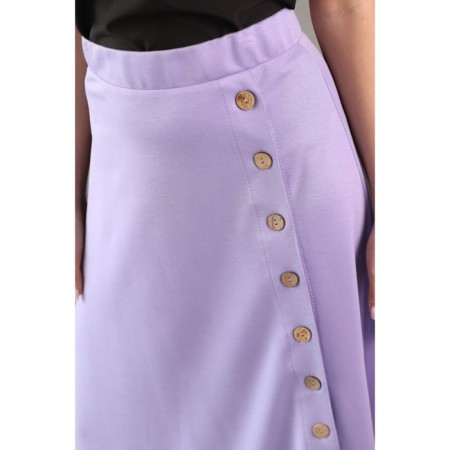 Female suit, size 54, lilac color-6