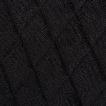 Alcantara cape, back 3 objects, black-1