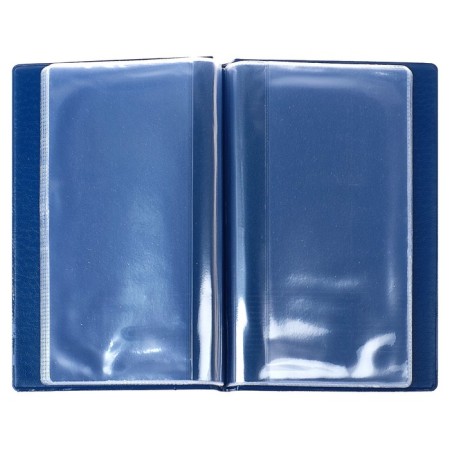 Album for Bon 125 x 185 mm Calligrata, 24 banknotes, covering artificial leather, blue-2