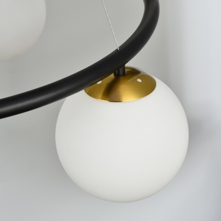 Suspended chandelier Arte Lamp Alcor A22224SP-6BK, E14, 6x40 W, 65x65x34 cm, black, copper-2