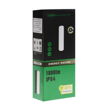 Facade lamp "Ellipse", FSD-029, 24 W, 3000K, IP65, 220 V, plastic, black-12