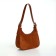 Women's bag with lightning, brown color