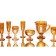 Glass Glass Magistro "La-Channel", 350 ml, 12 × 10.5 cm Amber color
