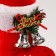 New Year! Gift packaging "Boot", with bells, red color