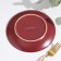 Board ceramic dessert shade "Vanilla", d = 19.5 cm, burgundy color