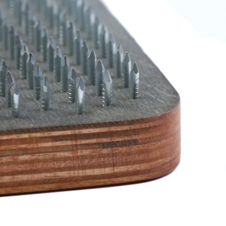 Sadhu, a board with nails, for yoga "wolf", 2 pcs, step 8 mm, 14 x 30 cm-2