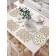 A set of napkins for setting the table "Snowflake from the branches of currants", rectangular, size 32x46 cm, 4 pcs