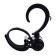 Hook for bags on a stroller, plastic, rotates 360 °, Velcro, black color