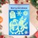 Stickers on the windows "New Year" deer, penguin, 28 x 19 cm