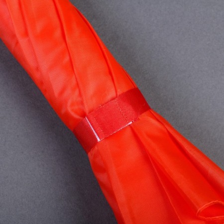 Walking umbrella semi -automatic d = 90cm, red color-6