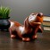 Coarse "Dachshund" brown, 25x12x15cm