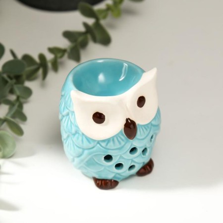 Aroma lamp ceramics "owl" mix 7x5.5x6 cm-2