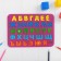 The frame “Alphabet 1” is painted, mix